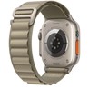 Apple Watch 49mm Band: Olive Alpine Loop - Large, mt5v3zm/a