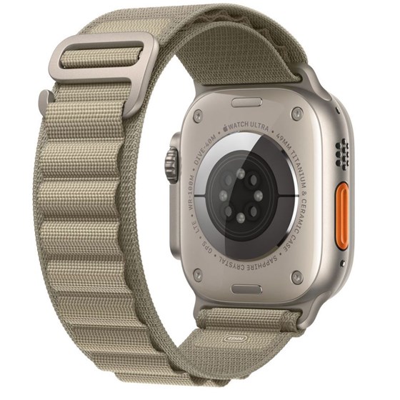 Apple Watch 49mm Band: Olive Alpine Loop - Small, mt5t3zm/a