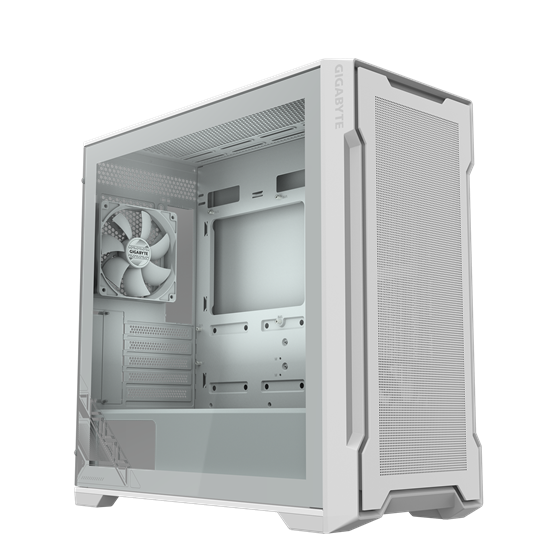 Kućište Gigabyte C102 GLASS ICE, mATX, Bez napajanja, Kaljeno staklo, Bijelo