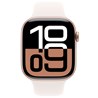 Apple Watch S10 GPS 46mm Rose Gold Alu Case with Light Blush Sport Band - S/M
