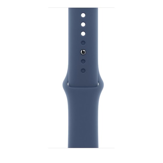 Apple Watch S10 GPS 46mm Silver Alu Case with Denim Sport Band - S/M