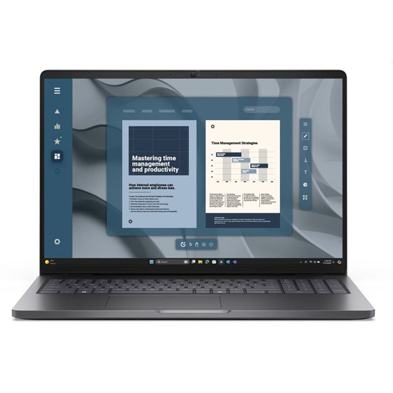 Dell Pro 16 PC16255, 16" FullHD+, AMD Ryzen AI 5 Pro 340, 16GB, 512GB SSD, W11P, Intel Graphics