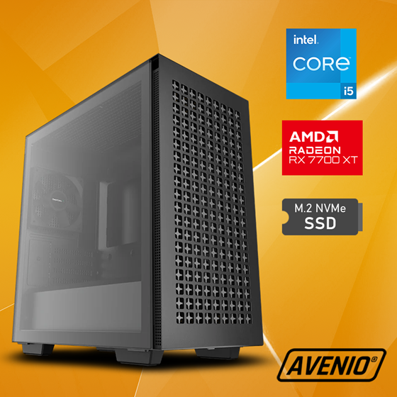 Avenio OptiGamer Intel Core i5 13400F 16GB 512GB SSD NVMe W11P AMD Radeon RX 7700 XT 12GB P/N: 02243083