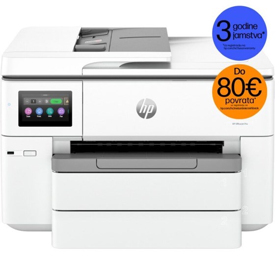Multifunkcijski uređaj, HP OfficeJet Pro 9730e Wide Format Instant Ink, 4800x1200dpi, brzina: 22str/min, USB 2.0 LAN Wi-Fi, A3, Instant Ink, 537P6B