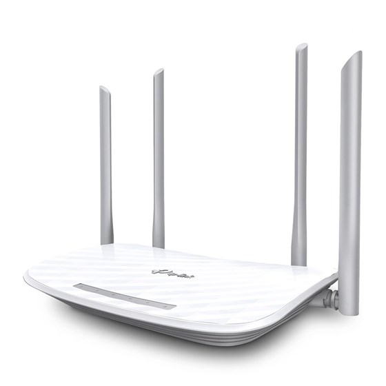 Router TP-Link AC1200 Dual-Band Wi-Fi Router, 802.11ac/a/b/g/n, 867Mbps at 5GHz + 300Mbps at 2.4GHz, 5 10/100M Ports, 4 fixed antennas, WPS, IPv6 Ready, Tether App