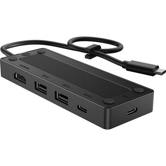 HP USB C Travel Hub G3, USB C, USB A, HDMI, 65W/90W, 86S97AA