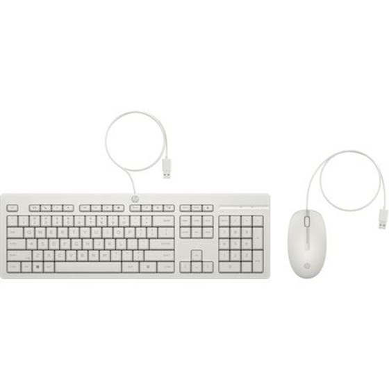 Tipkovnica i miš žični HP 225 Wired Mouse and Keyboard Combo, bijela, 86J24AA