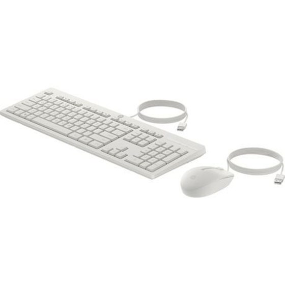 Tipkovnica i miš žični HP 225 Wired Mouse and Keyboard Combo, bijela, 86J24AA