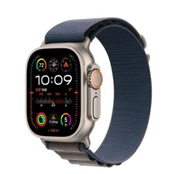 Apple Watch Ultra2 Cellular, 49mm Titanium Case w Blue Alpine Loop - Medium, 3m579z/a - izložbeni artikl