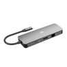 USB-C HUB Silicon Power SR30, 8u1 3x USB-A, 1x USB-C, 1x HDMI, 1x SD reader, 1x RJ45, PowerDelivery