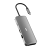 USB-C HUB Silicon Power SR30, 8u1 3x USB-A, 1x USB-C, 1x HDMI, 1x SD reader, 1x RJ45, PowerDelivery