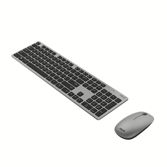 Tipkovnica + miš Asus W5000, žičani, sivi, 90XB0430-BKM300
