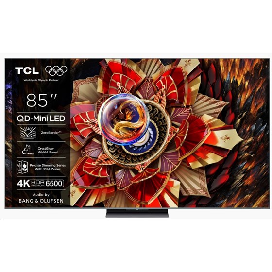 TV TCL 85C9K, 85" 4K UHD, minLED, Smart TV, 85C9K