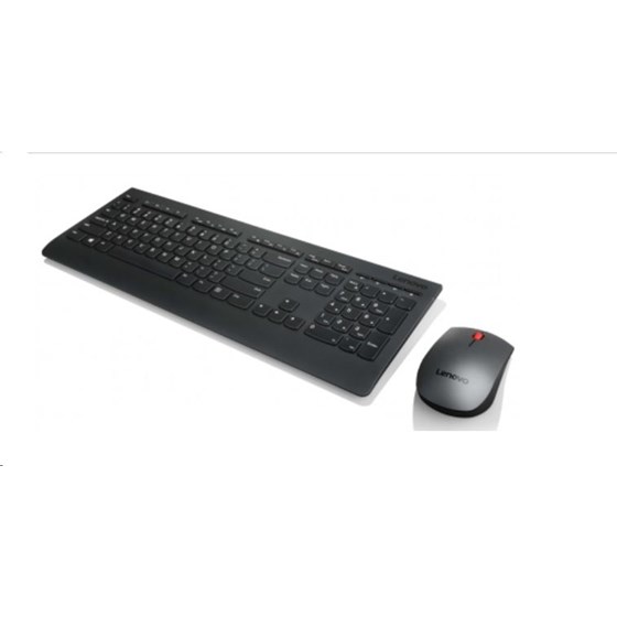 Tipkovnica i miš Bežična Lenovo Professional Keyboard and Mouse crna