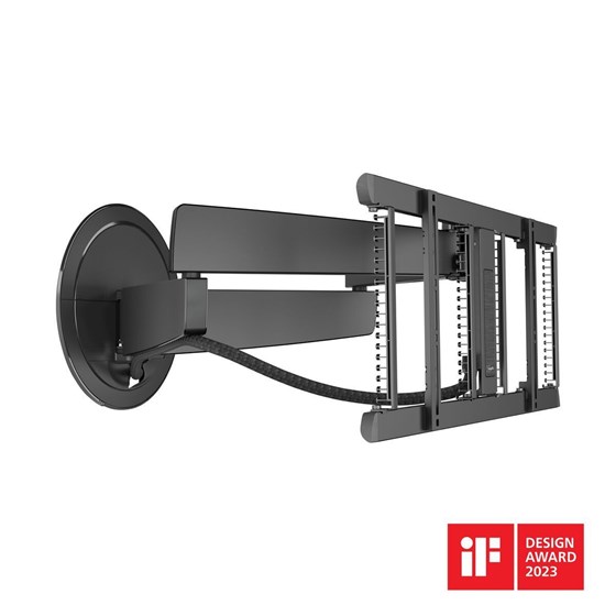Vogel's TVM7655WH, zidni stalak za ekrane od 40"-77", pomak 120°,max 35kg bijeli