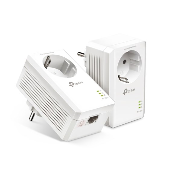 TP-Link TL-PA7017P KIT, AV1000 Gigabit Passthrough Powerline Ethernet Adapter (2-pack)