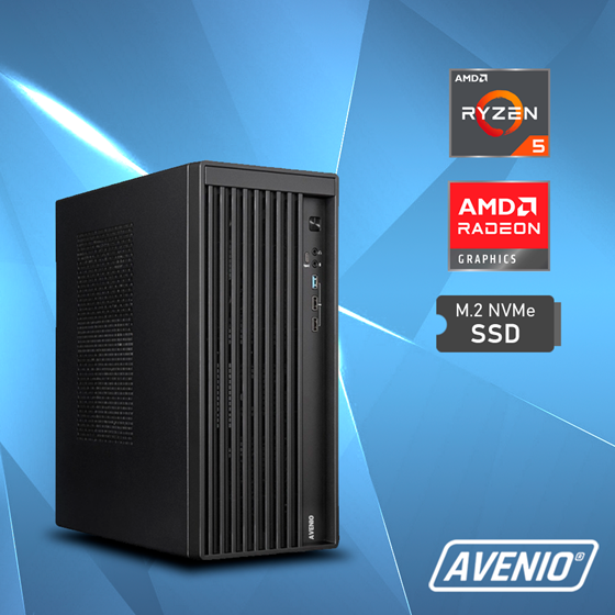 Avenio Office Elite AMD Ryzen 8600G 32GB DDR5 1TB NVMe SSD W11P AMD Radeon 760M P/N: 02243132