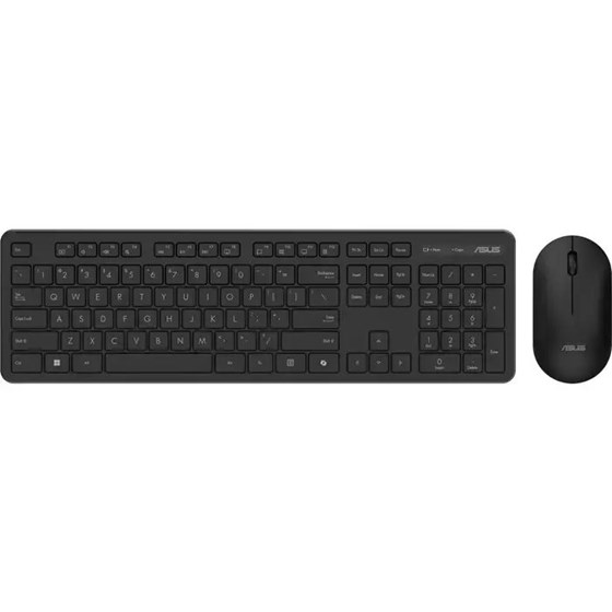 Tipkovnica + miš Asus CW100, bežični, Copilot, US Layout, crni, 90XB0700-BKM0S0