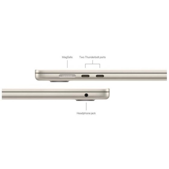 Apple MacBook Air, mc9f4ze/a, 15.3" 2880 x 1864, M3 8-Core, 16GB, 256GB SSD, macOS, 10-Core GPU