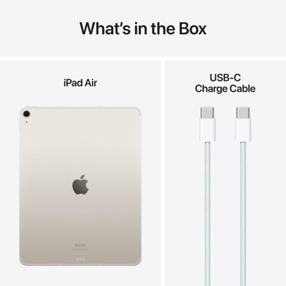 Apple 13-inch iPad Air (M2) Cellular 1TB - Starlight