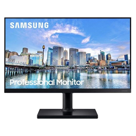 Monitor Samsung T45F, 24" FHD, IPS, 75Hz 5ms, DP, USB, HDMI, Pivot, AMD FreeSync, Crna, LF24T450FQRXEN