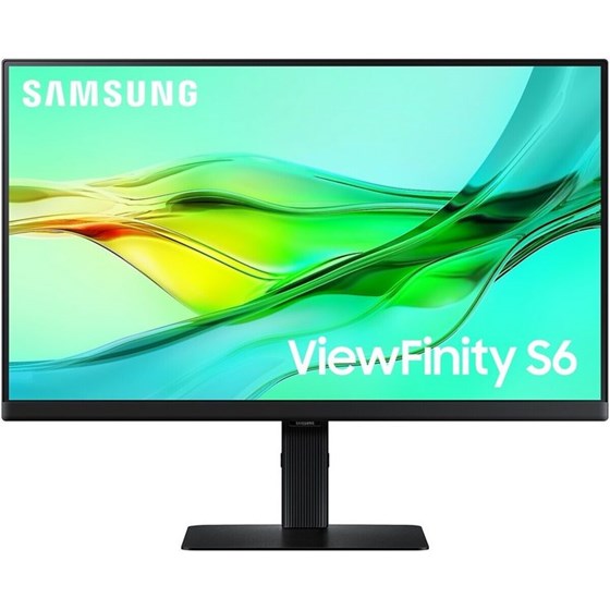 Monitor Samsung S60UA, 24" QHD, IPS, 75Hz 5ms, DP, HDMI, USB-C, USB, Pivot, AMD FreeSync, Crna, LS24A600UCUXEN