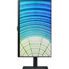 Monitor Samsung S60UA, 24" QHD, IPS, 75Hz 5ms, DP, HDMI, USB-C, USB, Pivot, AMD FreeSync, Crna, LS24A600UCUXEN
