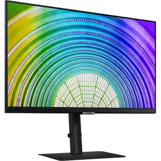 Monitor Samsung S60UA, 24" QHD, IPS, 75Hz 5ms, DP, HDMI, USB-C, USB, Pivot, AMD FreeSync, Crna, LS24A600UCUXEN