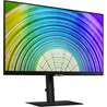 Monitor Samsung S60UA, 24" QHD, IPS, 75Hz 5ms, DP, HDMI, USB-C, USB, Pivot, AMD FreeSync, Crna, LS24A600UCUXEN