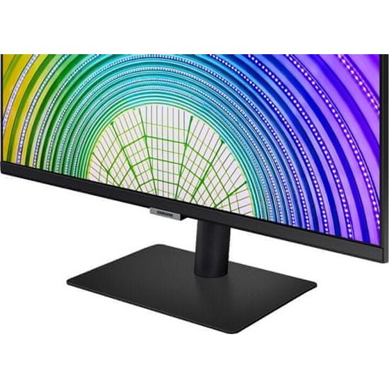 Monitor Samsung S60UA, 24" QHD, IPS, 75Hz 5ms, DP, HDMI, USB-C, USB, Pivot, AMD FreeSync, Crna, LS24A600UCUXEN