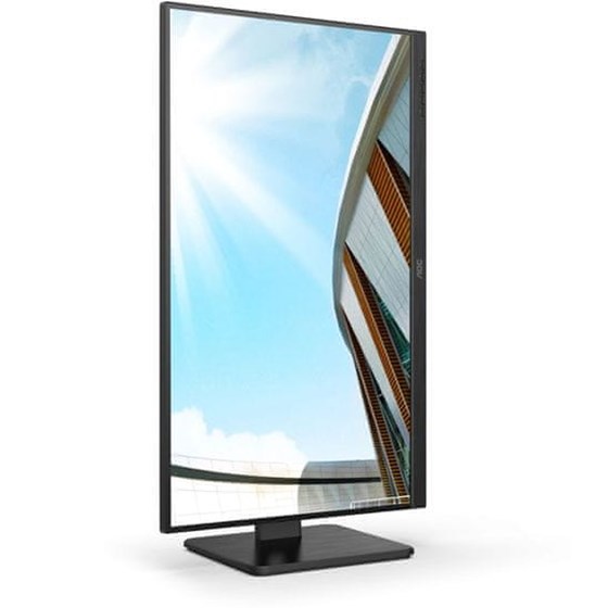 Monitor AOC 27P2C, 27" FHD, IPS, 75Hz 4ms, HDMI, DP, USB-C, USB, Pivot, AMD FreeSync, Zvučnici, Crni