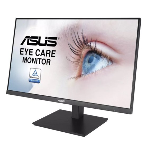 Monitor Asus VA24DQFS, 23.8" FHD, IPS, 75Hz 5ms, DP, HDMI, VGA, USB, Pivot, AMD Free-Sync, Crni, Zvučnici, VA24DQSB