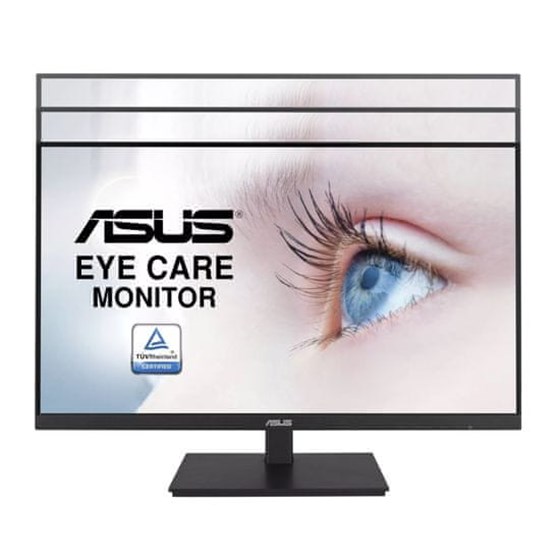 Monitor Asus VA24DQFS, 23.8" FHD, IPS, 75Hz 5ms, DP, HDMI, VGA, USB, Pivot, AMD Free-Sync, Crni, Zvučnici, VA24DQSB