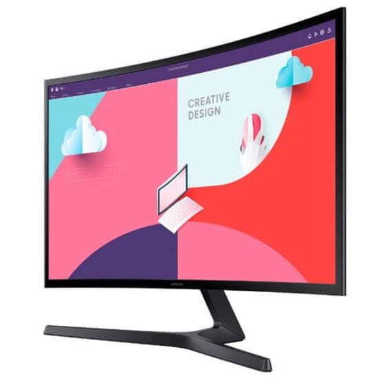 Monitor Samsung S36C, 27" FHD, VA, 75 Hz 4ms, HDMI, D-SUB, AMD FreeSync, Crni, LS27C366EAUXEN