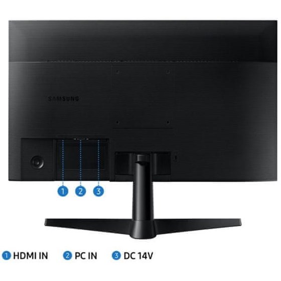 Monitor Samsung S31C, 24" FHD, IPS, 75Hz 5ms, VGA, HDMI, AMD FreeSync, Crna, LS24C310EAUXEN