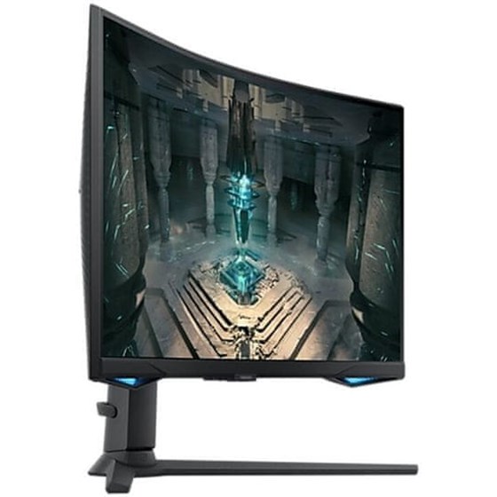 Monitor Samsung Odyssey G6 G65B, 27" QHD, VA, 240Hz 1ms, DP, LAN, HDMI, Pivot, AMD FreeSync, Zakrivljen, Zvučnici, Crna, LS27BG650EUXEN