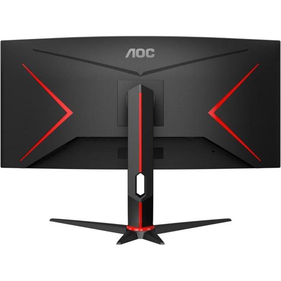 Monitor AOC CU34G2XP, 34" UWQHD, VA, 180Hz 1ms, DP, HDMI, AMD FreeSync, Zakrivljen, Crna