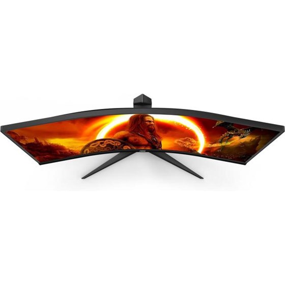 Monitor AOC CU34G2XP, 34" UWQHD, VA, 180Hz 1ms, DP, HDMI, AMD FreeSync, Zakrivljen, Crna