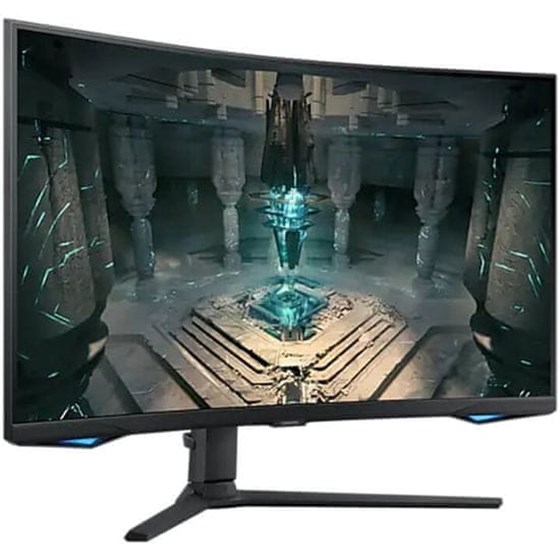 Monitor Samsung Odyssey G65B, 32" QHD, VA, 240Hz 1ms, DP, HDMI, USB, LAN, Pivot, AMD FreeSync, Zakrivljen, Zvučnici, Crna, LS32BG650EUXEN