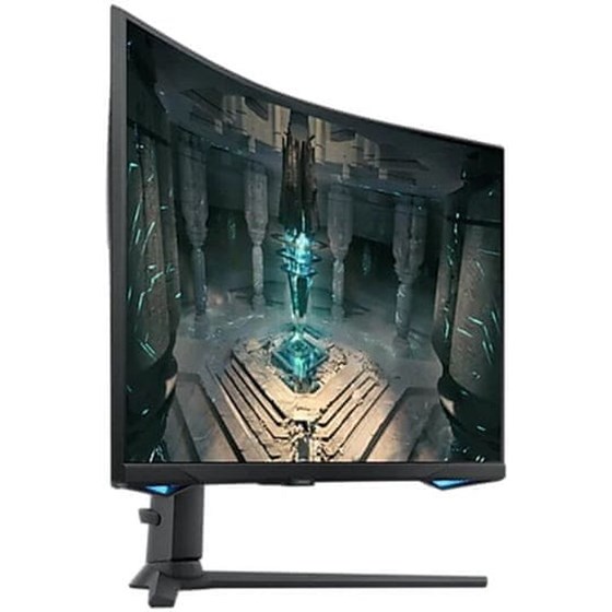 Monitor Samsung Odyssey G65B, 32" QHD, VA, 240Hz 1ms, DP, HDMI, USB, LAN, Pivot, AMD FreeSync, Zakrivljen, Zvučnici, Crna, LS32BG650EUXEN
