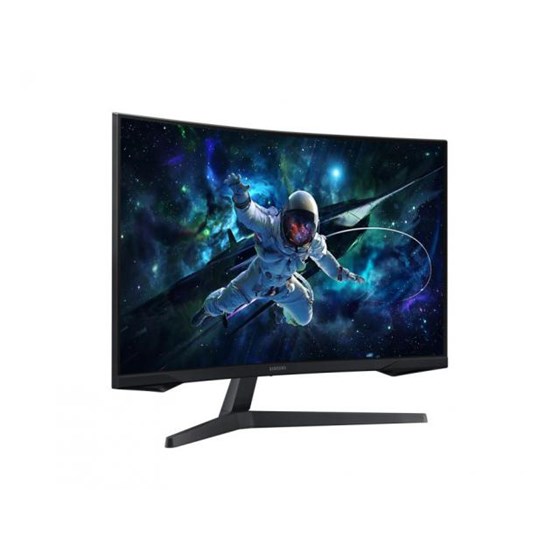 Monitor Samsung Odyssey G5 G55C, 32" QHD, VA, 165Hz 1ms, DP, HDMI, AMD FreeSync, Zakrlivljen, Crni, LS32CG552EUXEN
