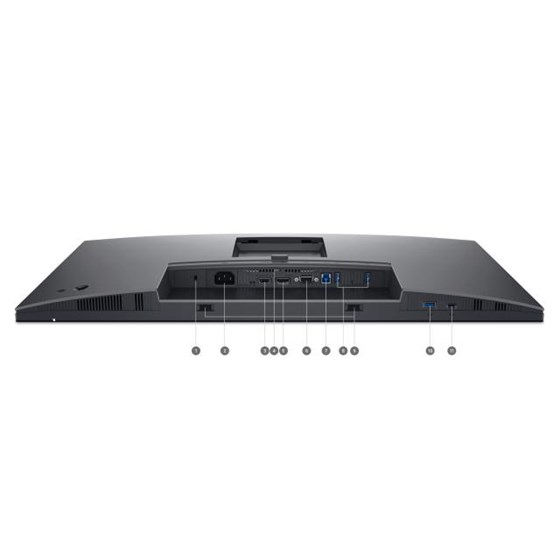 Monitor Dell P2725H, 27" FHD, IPS, 100Hz 5ms, HDMI, DP, VGA, USB-B, USB-A, USB-C, Pivot, Srebrno / Crna