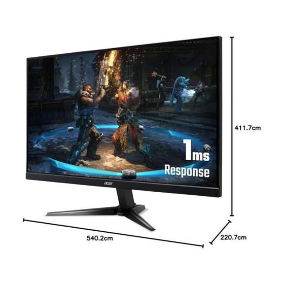 Monitor Acer Nitro QG241YM3bmiipx, 23.8" FullHD IPS 180Hz, 2x HDMI, DisplayPort, Zvučnici, UM.QQ1EE.301
