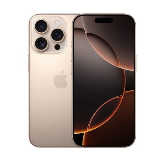 Apple iPhone 16 Pro, 6.3", 8GB/256GB, iOS 18, Desert Titanium, mynk3hx/a