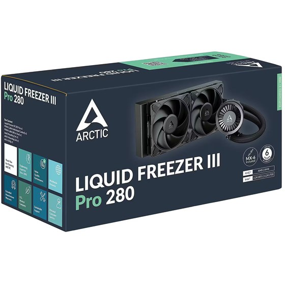 Vodeno hlađenje Arctic Liquid Freezer III 280 PRO Black, ACFRE00179A