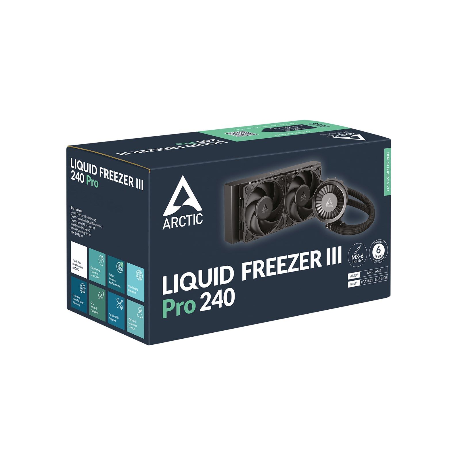 Vodeno hlađenje Arctic Liquid Freezer III 240 PRO Black, ACFRE00178A