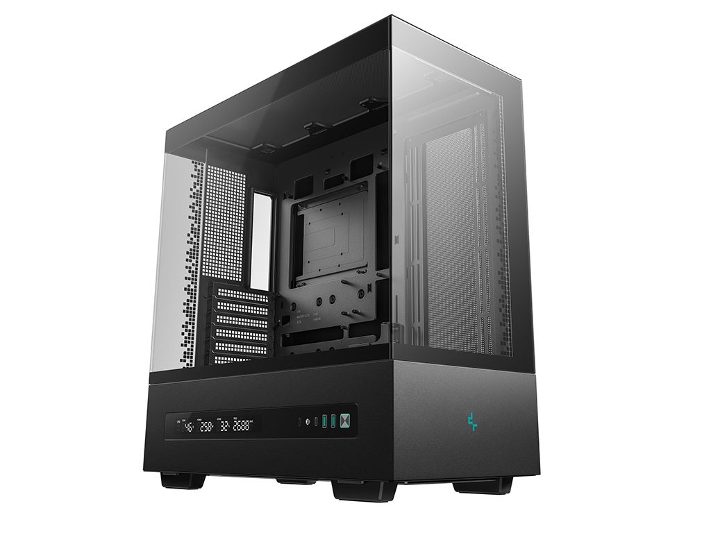 Kućište DeepCool CH690 DIGITAL, ATX, Midi-Tower, LCD, Tempered glass, Black