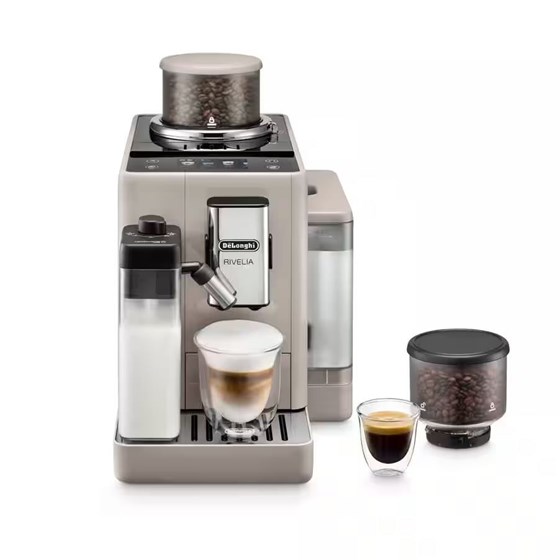 DeLonghi aparat za kavu Rivelia EXAM440.55.B 19 bara TFT zaslon u boji od 3,5", Charcoal Black