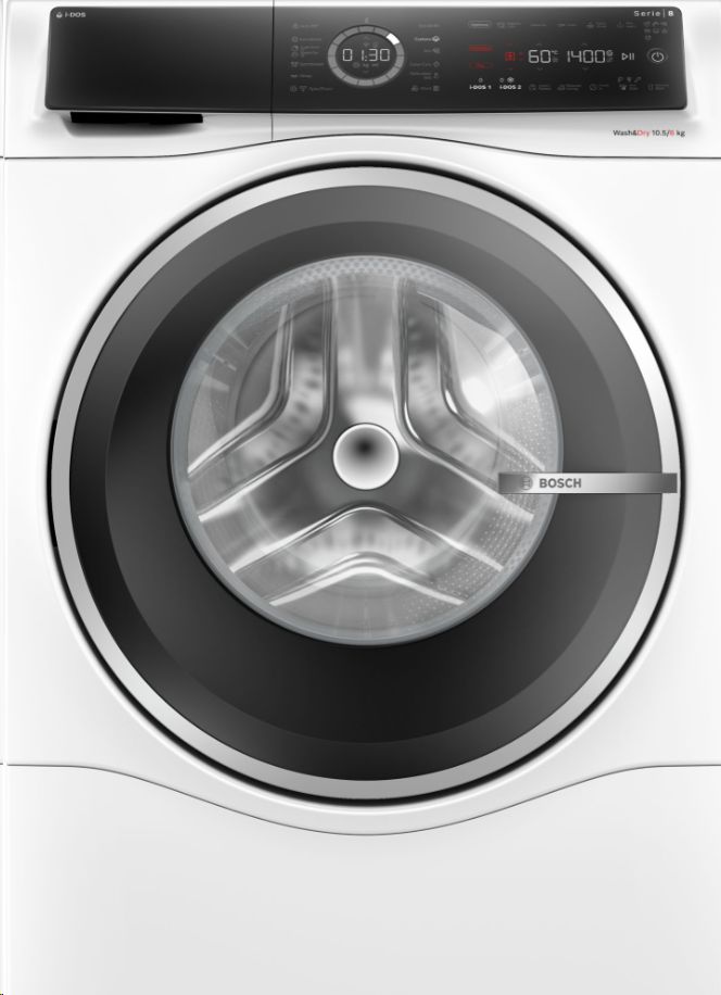 Bosch WNC254A0BY Perilica rublja Serie 8, 10.5/6 kg, 1400 o/min, Bijela
