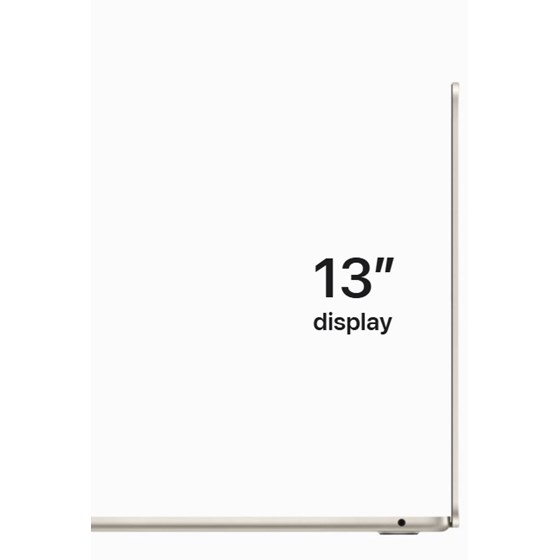 Apple MacBook Air, mc6a4cr/a, 13.6/STARLIGHT/M4 10C CPU/10C GPU/24GB/512GB-CRO